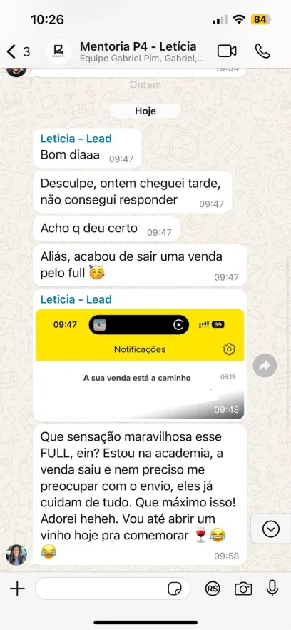 Depoimento de aluno 2